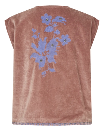 Lollys Laundry - Bin LL Vest - Dusty Rose